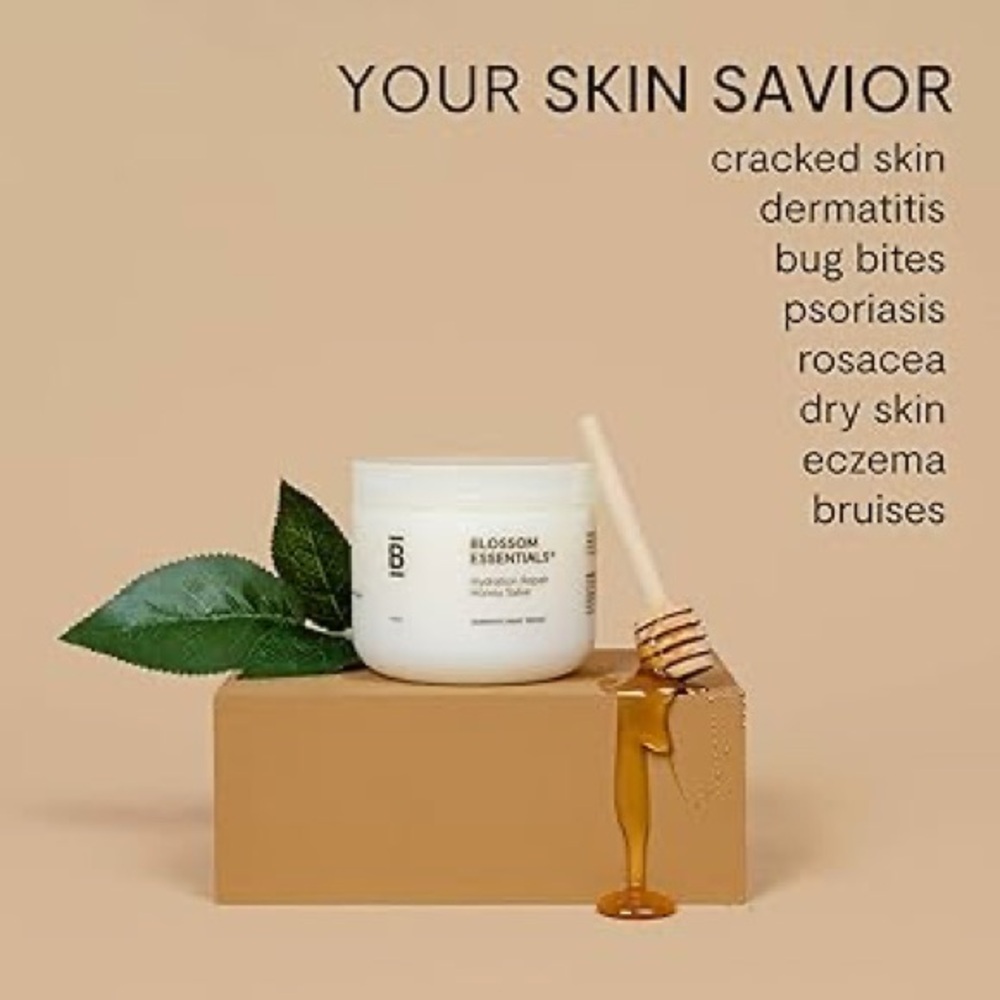 Blossom Essentials Hydration Repair Honey Salve Moisturizer Sensitive Skin
